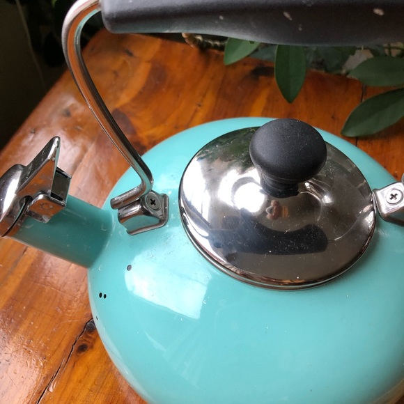 Turquoise teapot - Picture 2 of 6